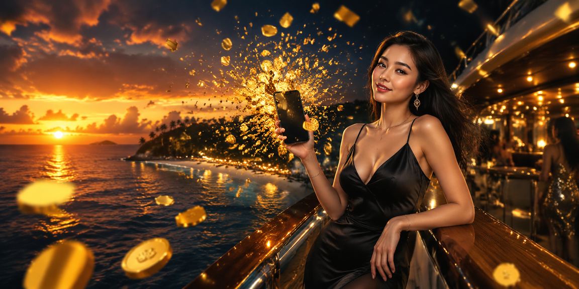 Người dùng tại bãi biển Phú Quốc vừa nghỉ ngơi vừa tra kết quả xổ số trên điện thoại